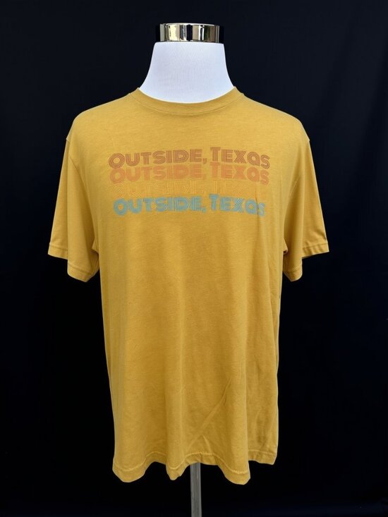 Outside Texas Other - Men's Yellow Outside Texas TShirt